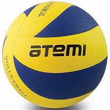 Мяч волейбольный Atemi, TORNADO, синтетическая кожа PU SOFT , желт.-син